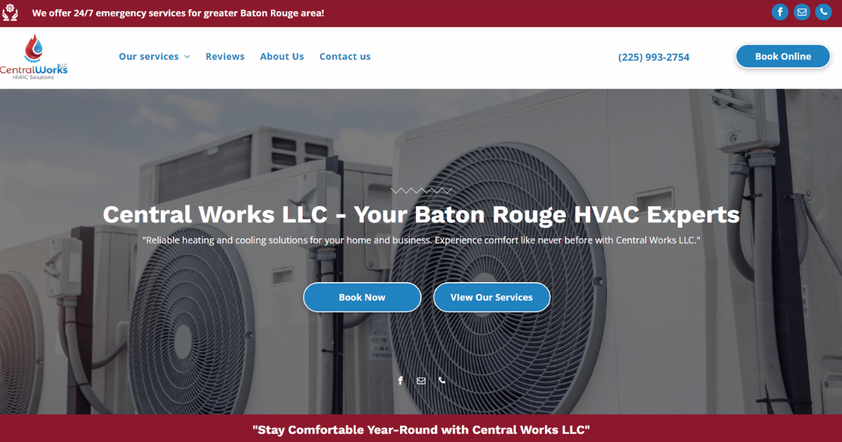 Central Works HVAC Solutions logo