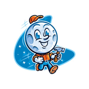 Blue Moon Roofing & Gutters logo