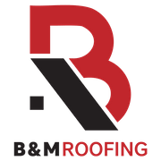 B & M Roofing logo
