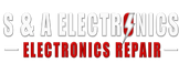 S & A Electronics logo