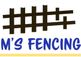 M's Fence Company logo