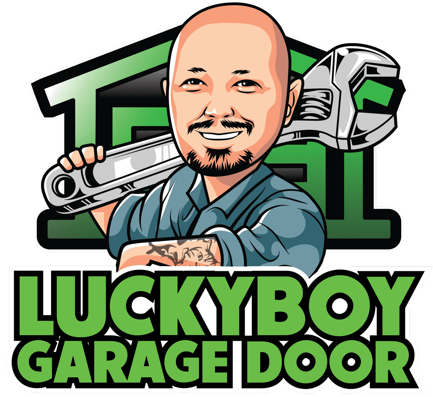Lucky Boy Garage Door in Mesa, AZ logo